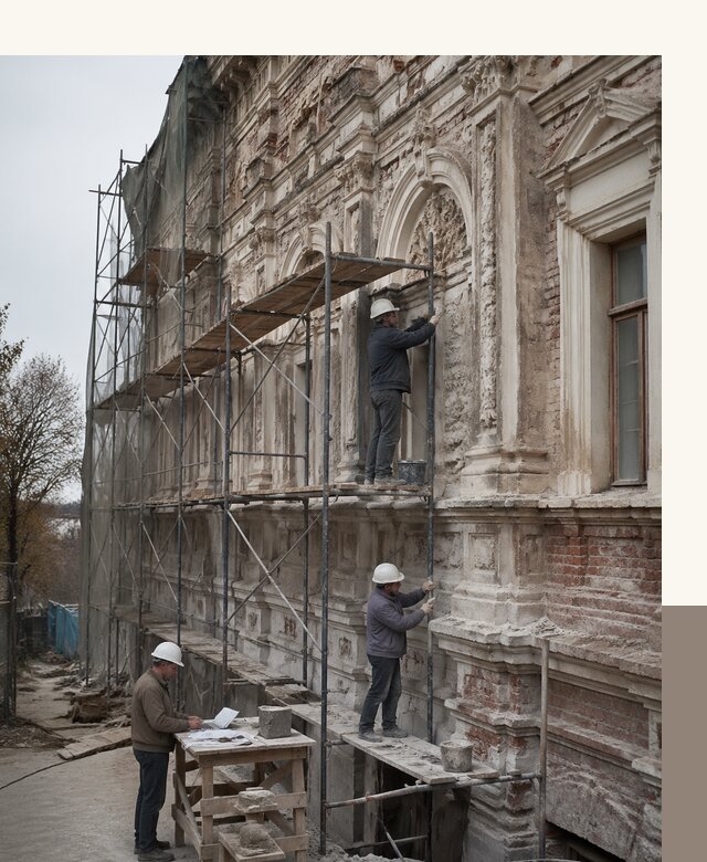 Реставрация объектов культурного наследия под ключ в Краснокамске