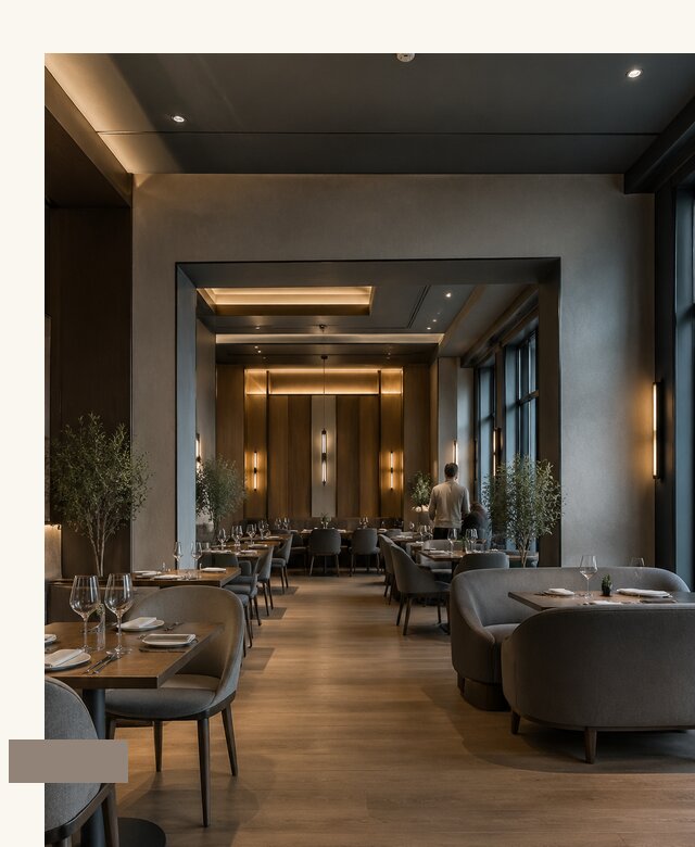 Дизайн ресторана в Краснокамске под ключ от 3041 р. | А3дПро-Кнм